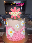 6 inch cake and 3 dozen treats